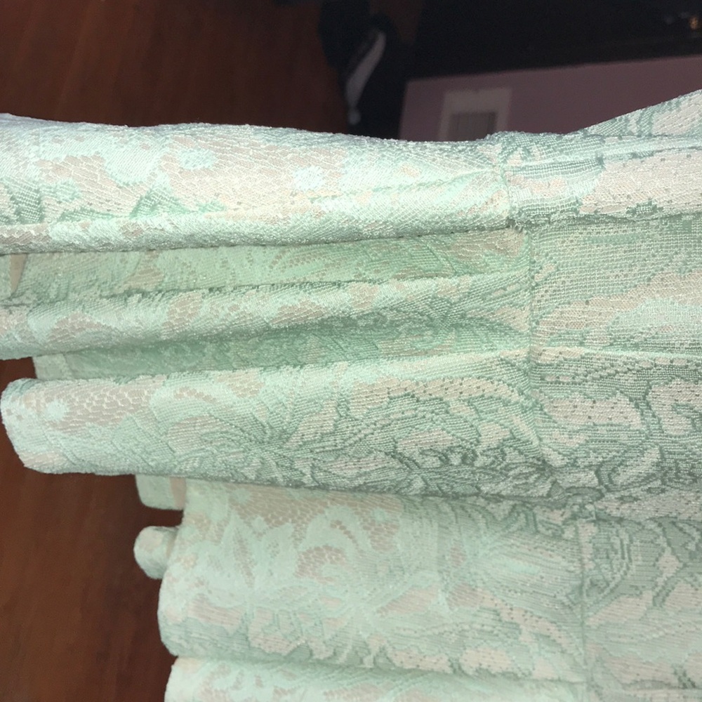 Mint Green Ruffle Top - Picture 2 of 4